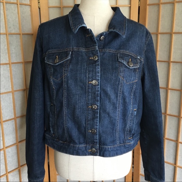 Motto Denim Jean Jacket SZ XL - Picture 2 of 8